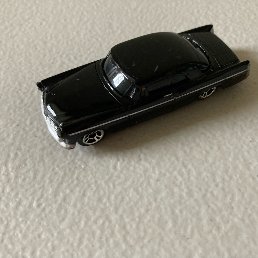 Mini Toy Car Black Chrysler 1956 300B Made by Maisto